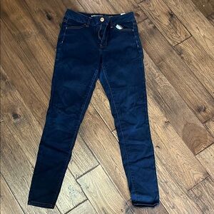 Women’s American Eagle Outfitters Blue High Rise Jegging Super Super Stretch 8